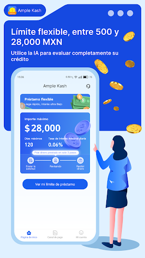 Ample kash: Préstamos en línea Screenshot 0
