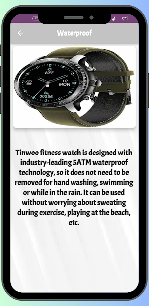 Tinwoo Smart Watch Guide Screenshot 1