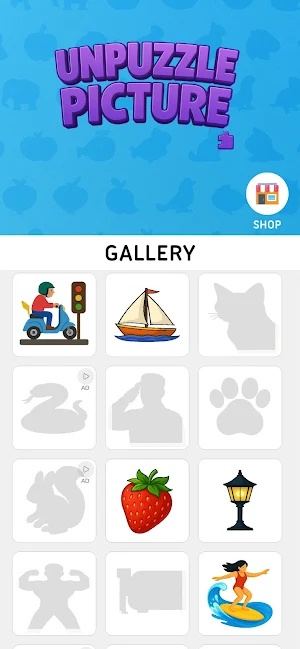 Unpuzzle Color Picture Screenshot 1