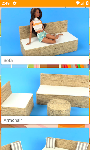 How to make doll furniture Screenshot 1