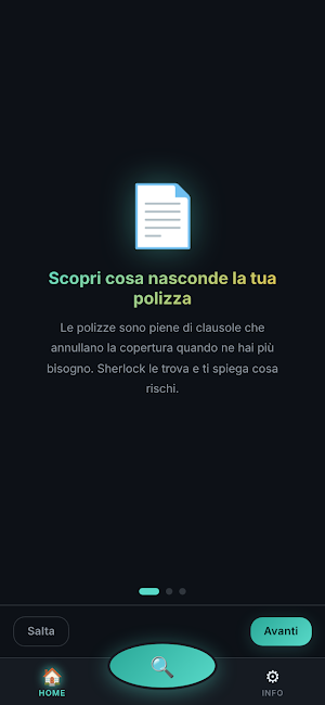 Sherlock: Polizze AI Reclami Screenshot 1