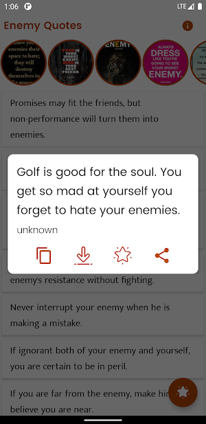 Enemy Quotes and Sayings Screenshot 1