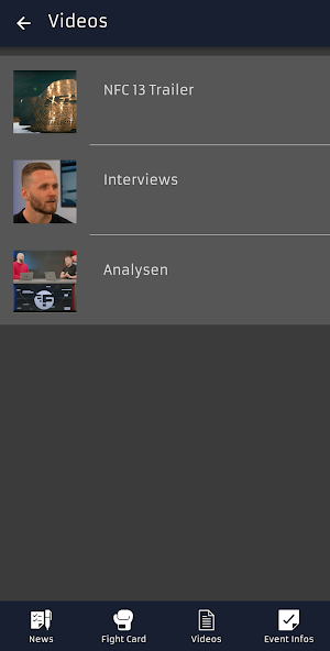 NFC - MMA Screenshot 3