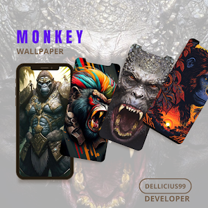 Monkeys Wallpaper Screenshot 2