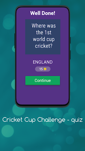 Cricket Cup Challenge -  quiz Screenshot 1