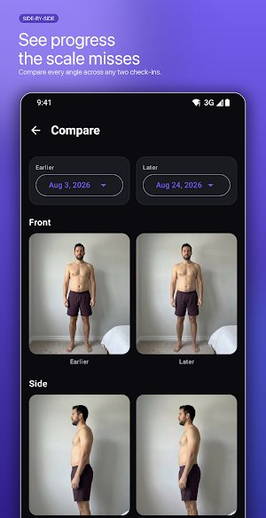 MeThen: Progress Photo Tracker Screenshot 0