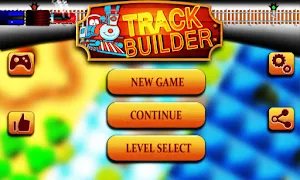Rail Track Maze : Train Driving Puzzle Games Screenshot 0