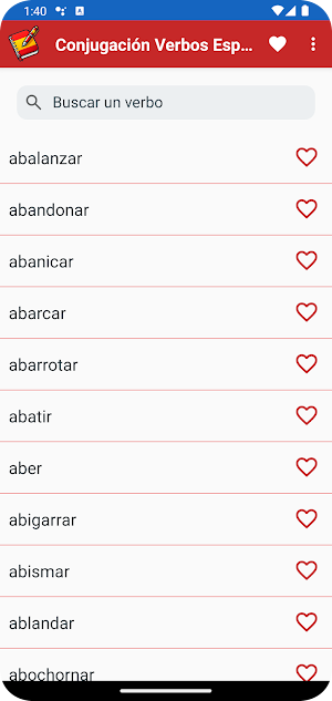 Spanish Verb Conjugation Screenshot 0