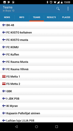 Wasa Footballcup Screenshot 2