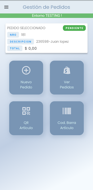 Vientri Gestión de Pedidos Screenshot 1