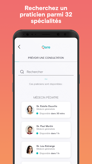 Qare - Consultez un médecin en vidéo 7 jours / 7 Screenshot 1
