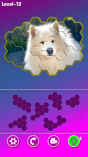 Hexa Jigsaw - Dogs jigsaw puzzle game Screenshot 1