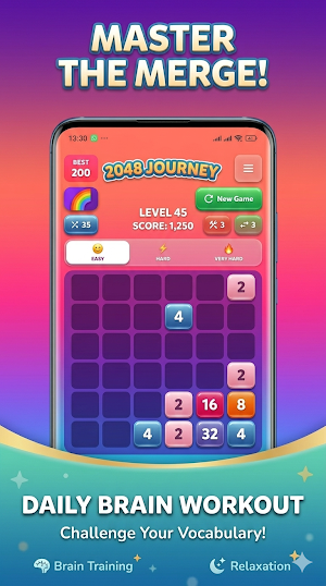 Classic 2048 Puzzle Game. Screenshot 1