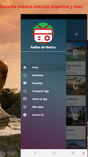Radios Mexico Screenshot 0