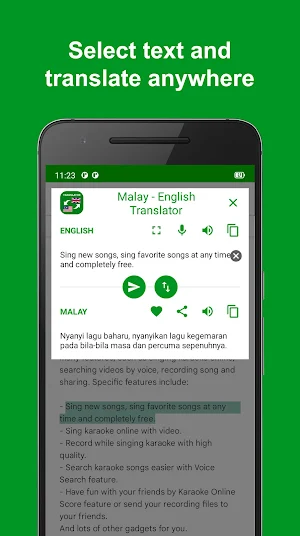 Malay - English Translator Screenshot 3