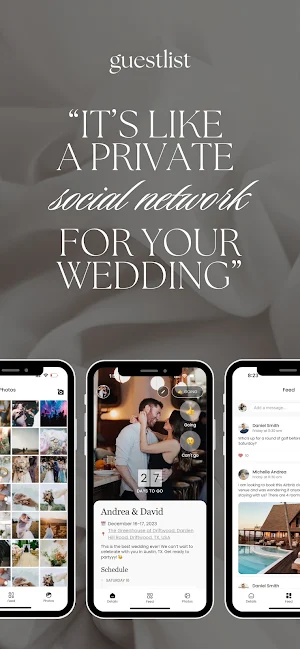 Guestlist Wedding App Screenshot 0