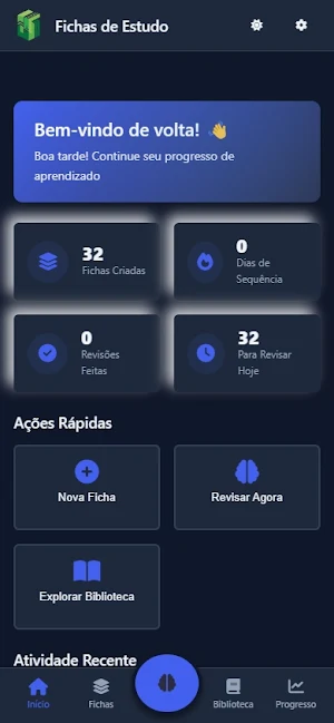 Fichas de Estudo Screenshot 0