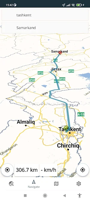 Uzbekistan Offline Map Screenshot 1