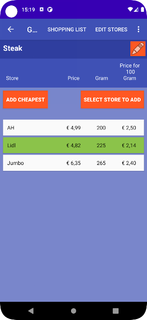 Rekijan's Grocery App Screenshot 1