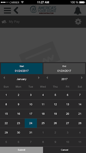 AFS Subcontractor Screenshot 3