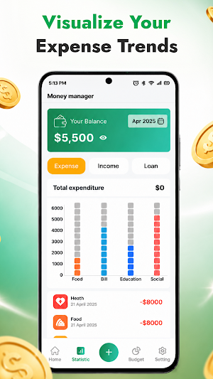 Money Expense Tracker Screenshot 2