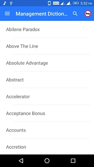 Management Dictionary Screenshot 1