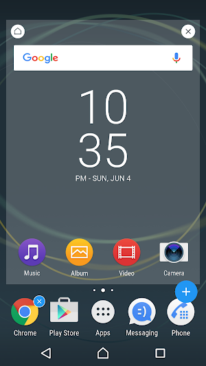 Xperia Loops Theme Screenshot 1