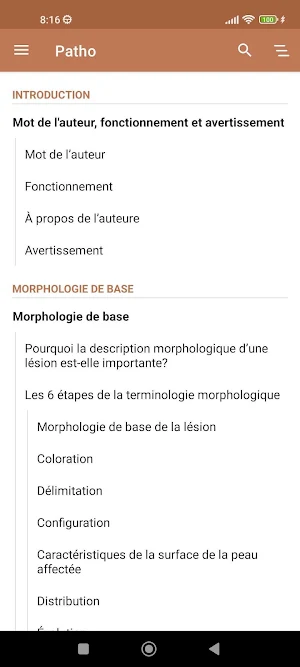 Précis dermato Screenshot 1