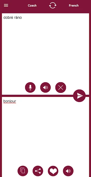 Czech - French Translator Screenshot 0