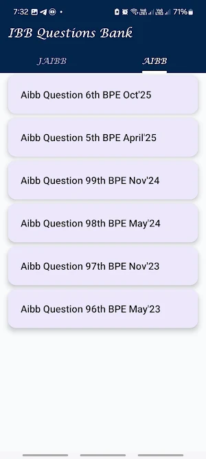 IBB Questions Bank:JAIBB AIBB Screenshot 2
