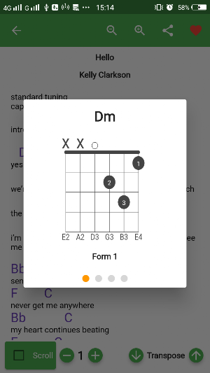 Guitar Chord Offline Screenshot 3
