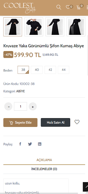 Coolest Butik Screenshot 2