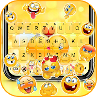 Love Emojis Gravity Keyboard Background