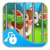 Turbulent Cow Escape