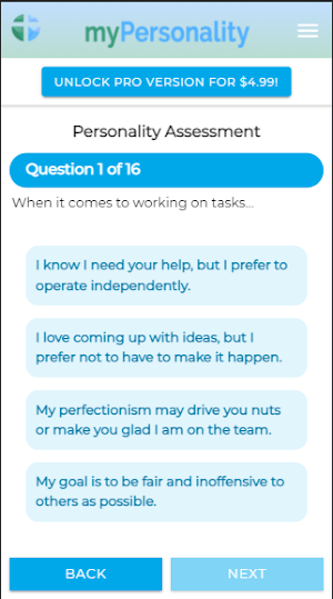 MyPersonality screenshot 6