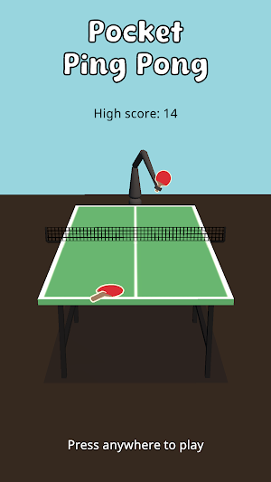 Pocket Ping Pong: Table Tennis Screenshot 1