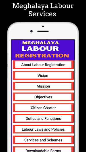 Meghalaya Labour Registration Screenshot 1