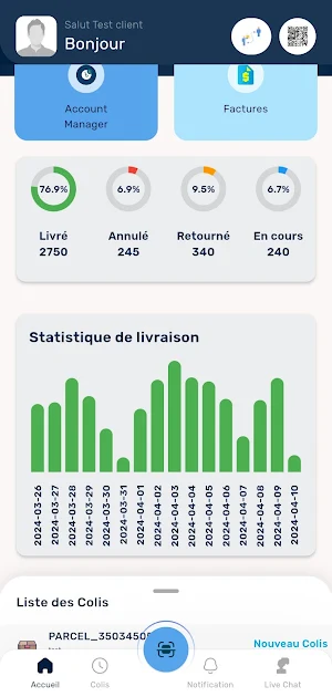 Quick Livraison Screenshot 2