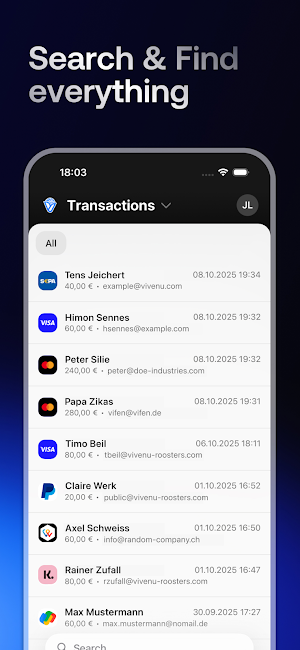 vivenu Dashboard Screenshot 1