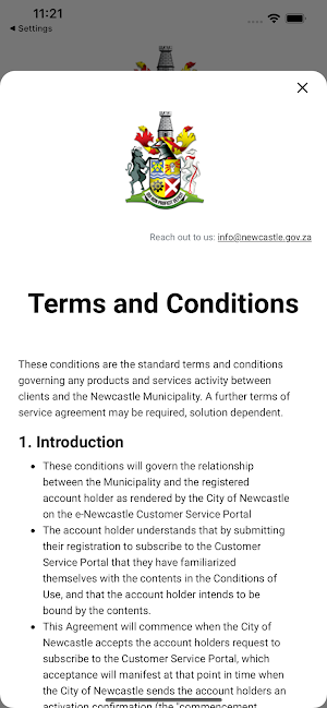 Newcastle Municipality Screenshot 1