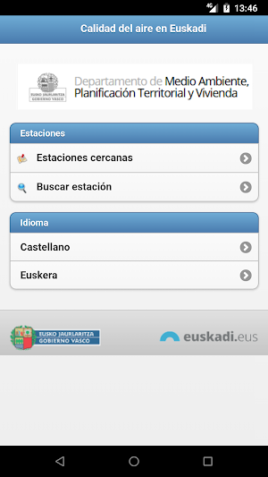 Calidad del Aire en Euskadi Screenshot 0