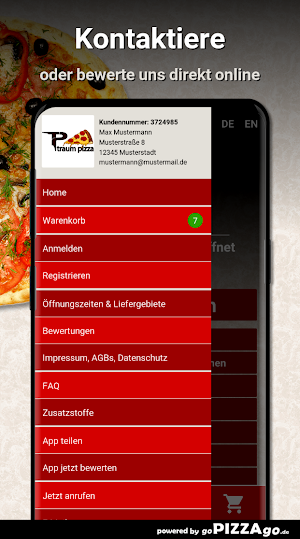 Traum Pizza Pforzheim Screenshot 2