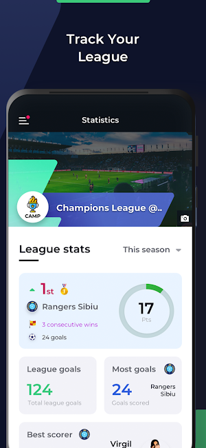 4league - Football Team & League System Management Screenshot 3