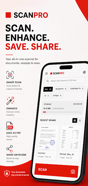 scan pro : doc scanner Screenshot 1