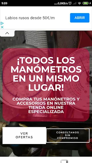 Manómetros Online Screenshot 3