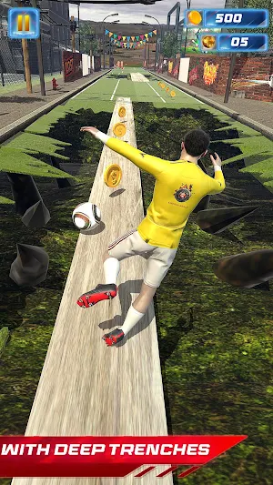 Soccer Surfer Endless Running. Screenshot 3