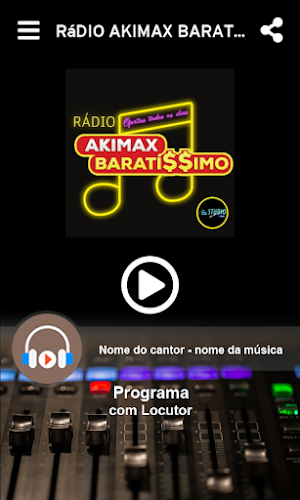 Rádio AKIMAX BARATÍSSIMO Screenshot 0