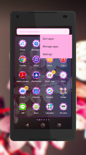 Spring flowers theme for  Xperia™ Screenshot 1