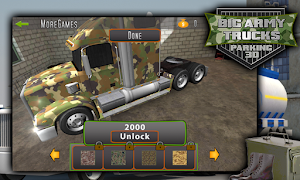 Big Army Trucks Parking 3D Screenshot 0