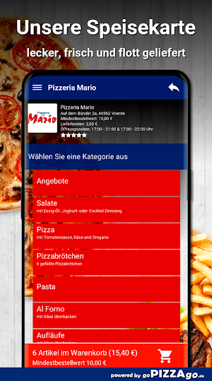 Pizzeria Mario Voerde Screenshot 3